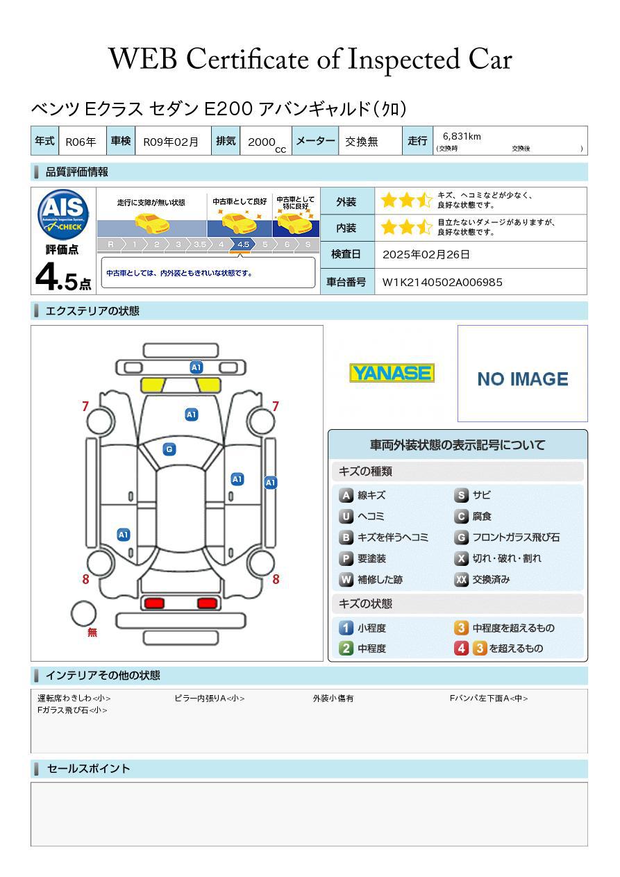 品質評価書