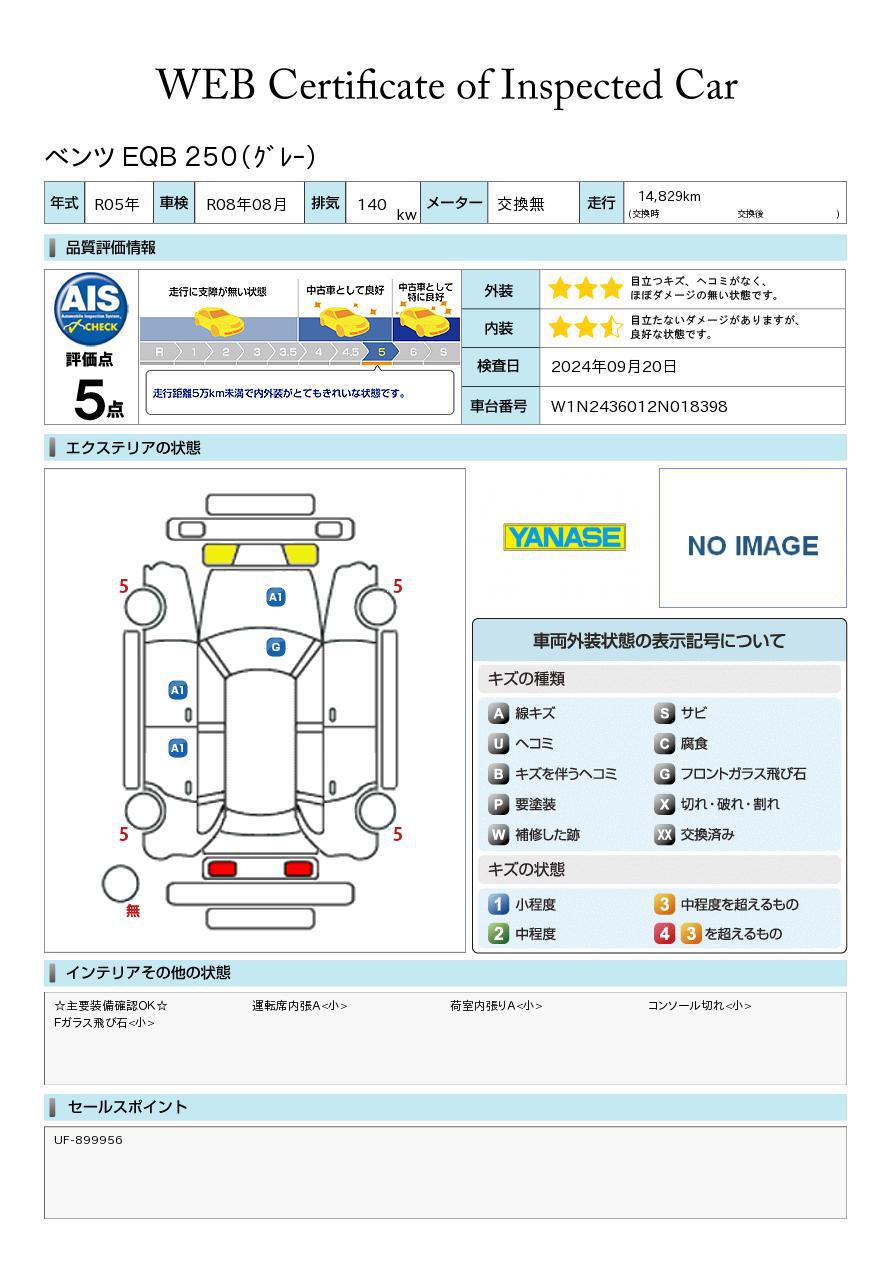 品質評価書