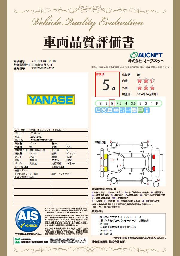 品質評価書