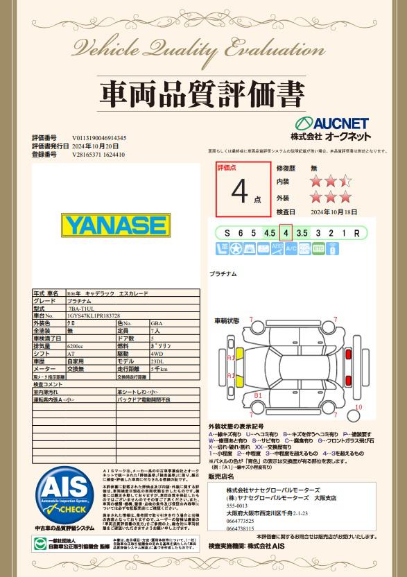 品質評価書