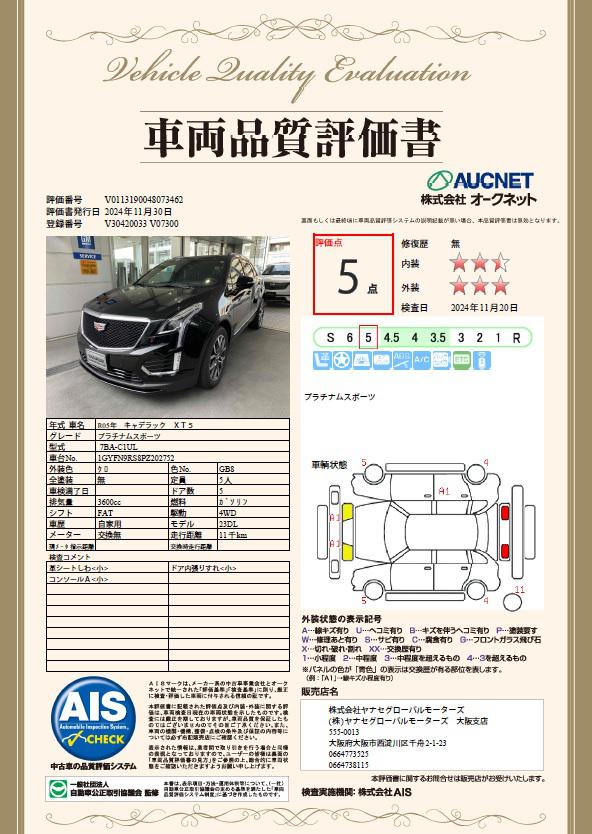 品質評価書