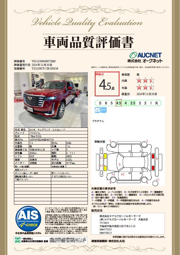 品質評価書