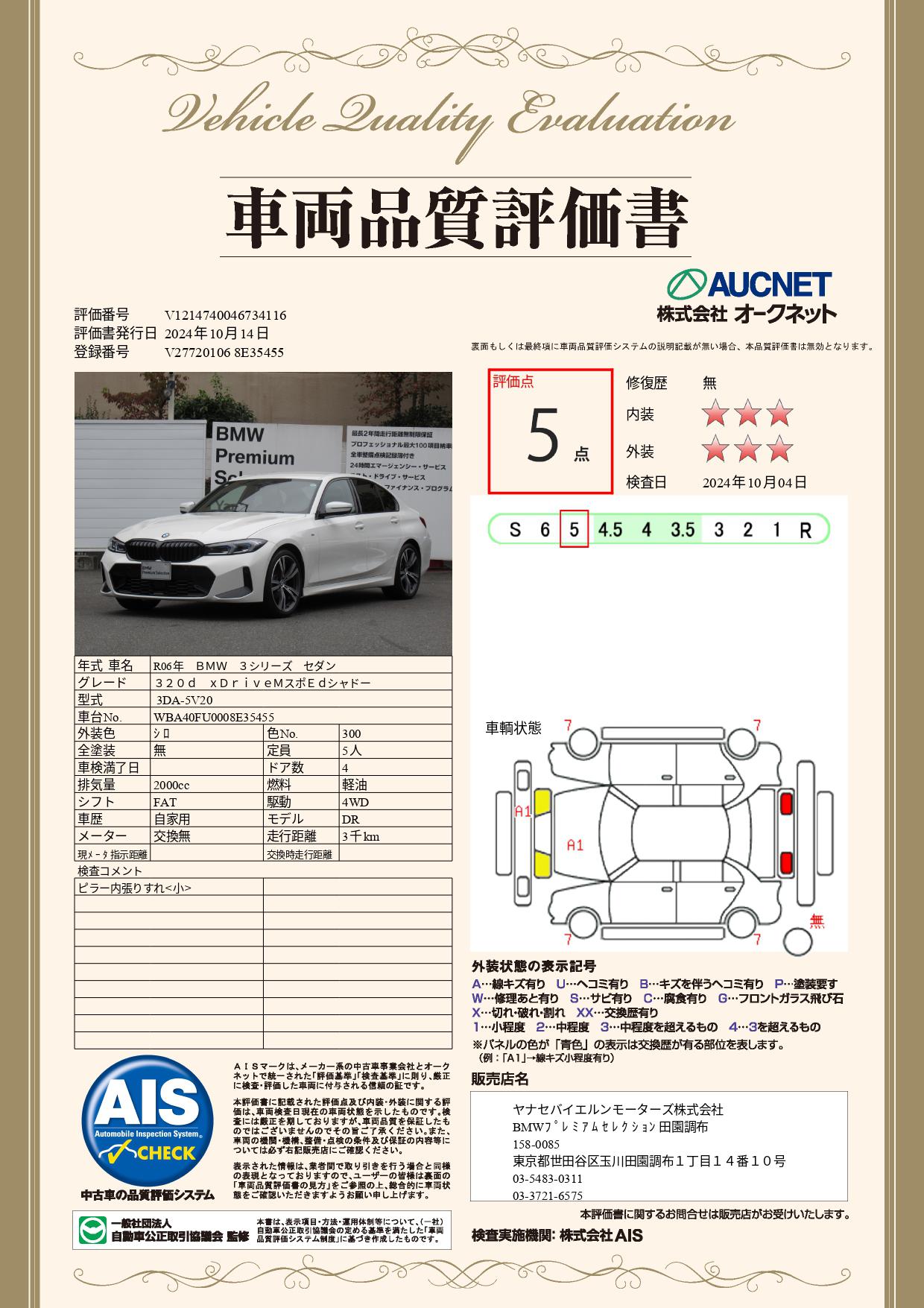 品質評価書