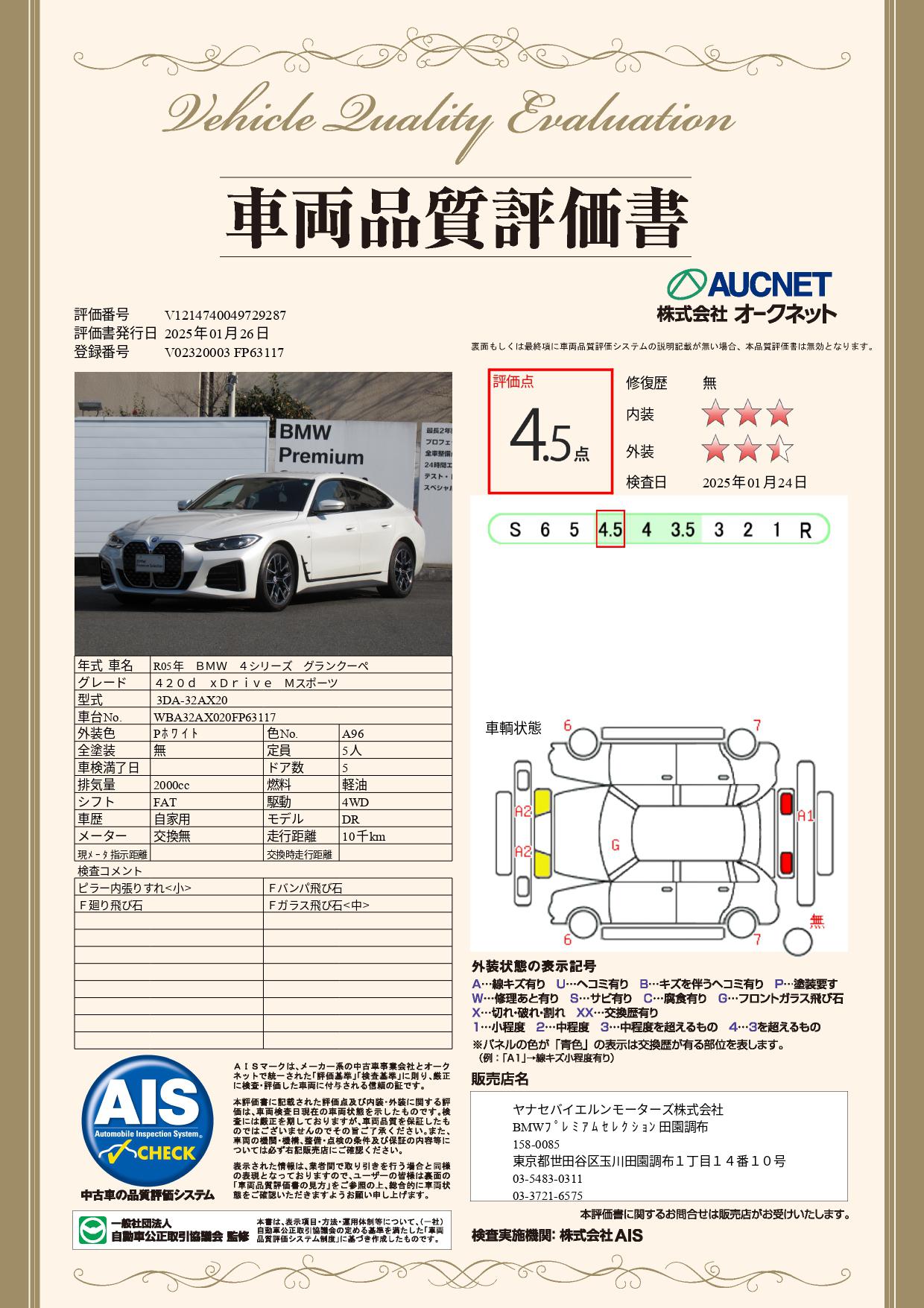 品質評価書