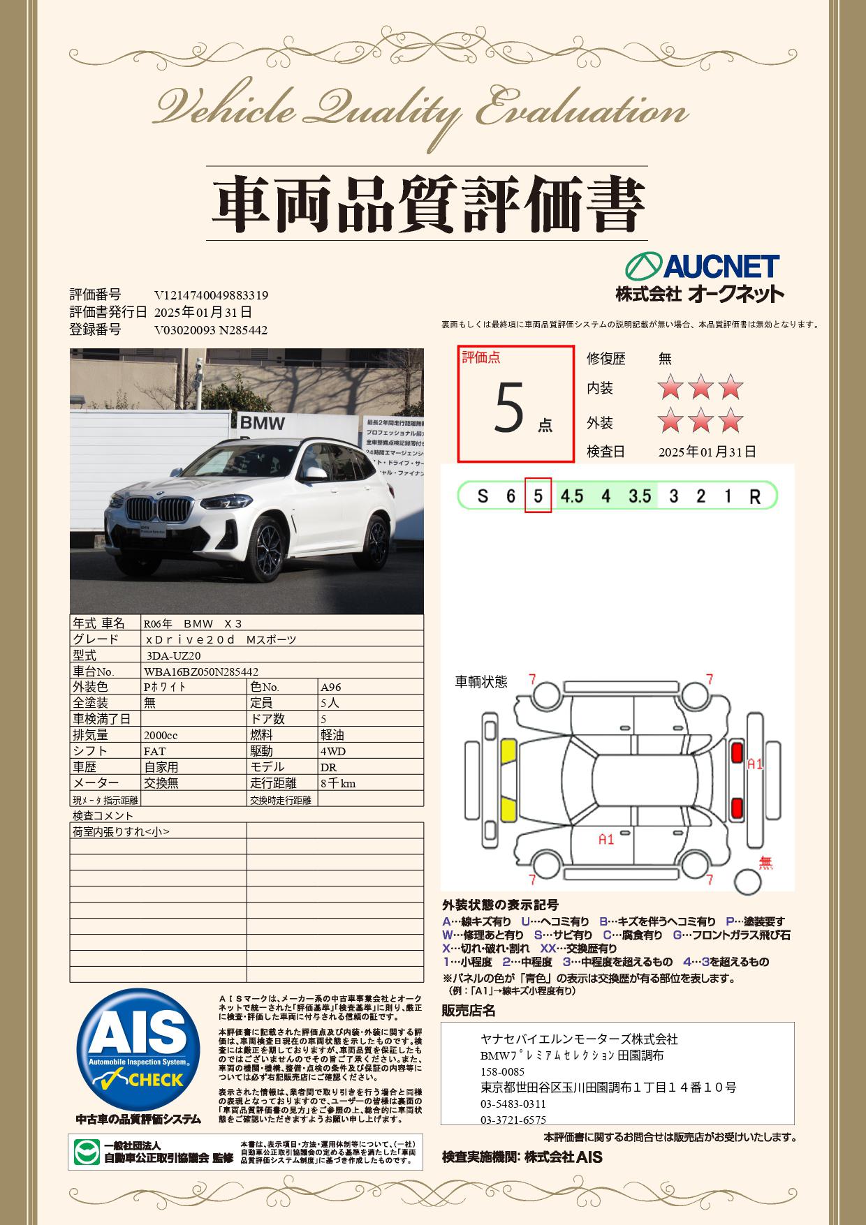 品質評価書