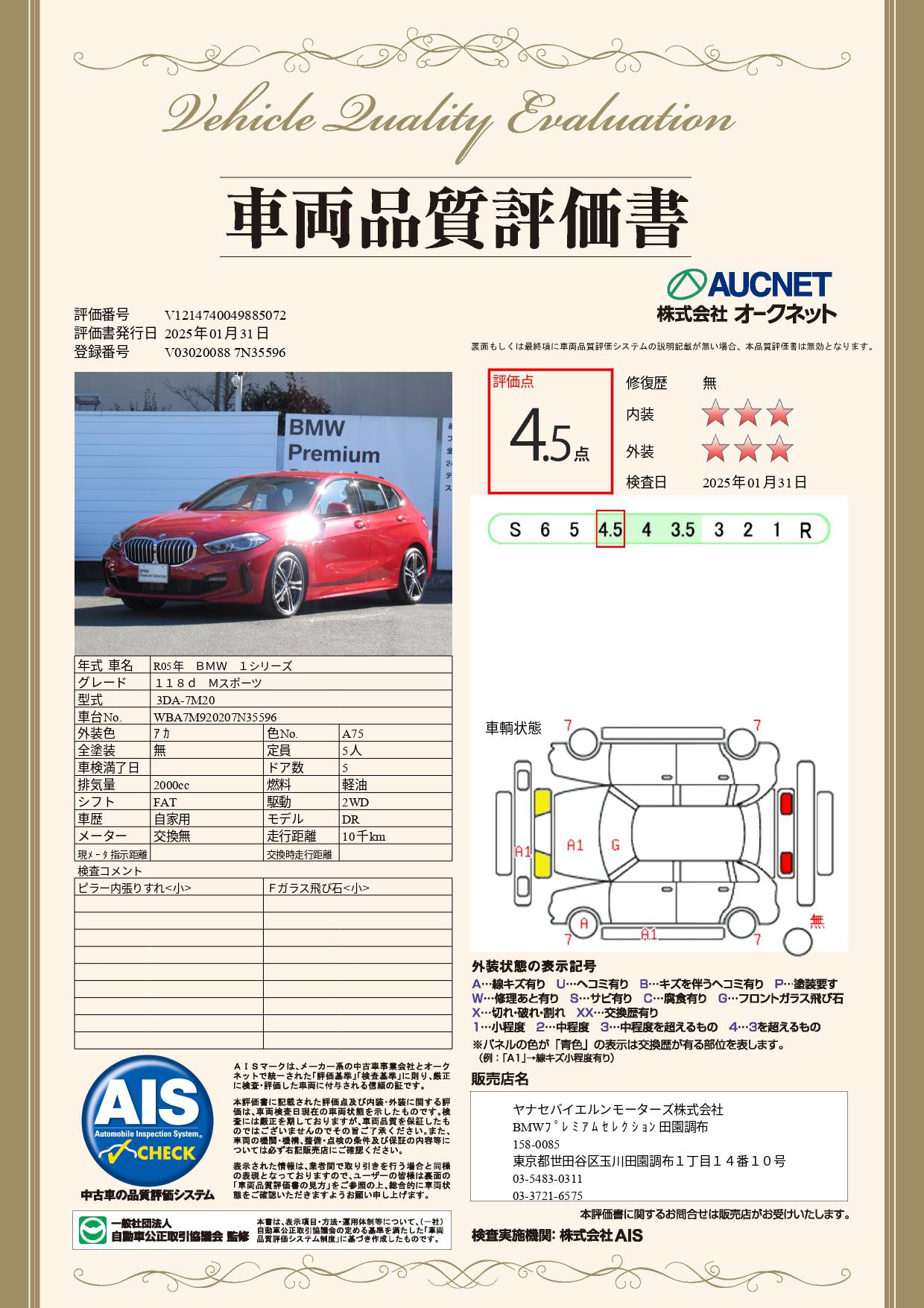 品質評価書