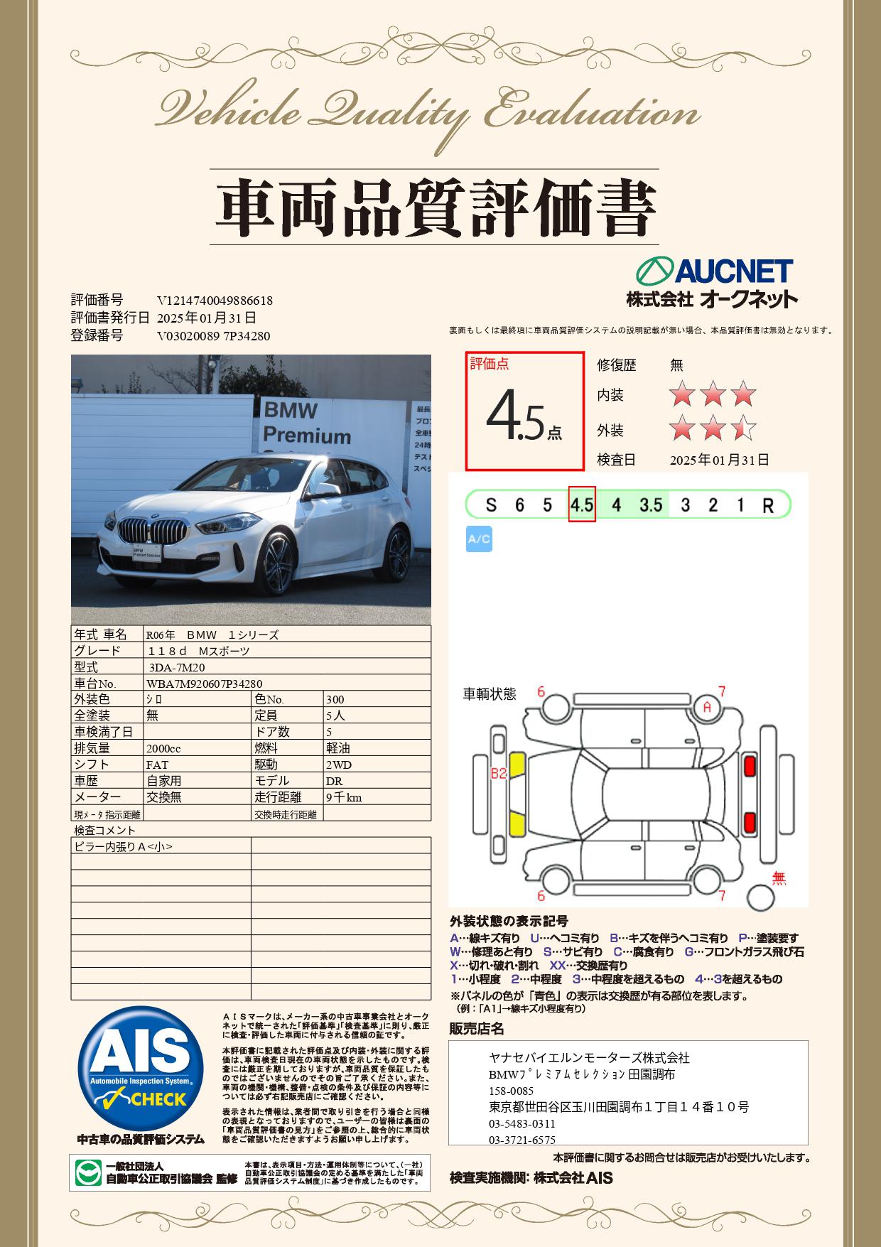 品質評価書