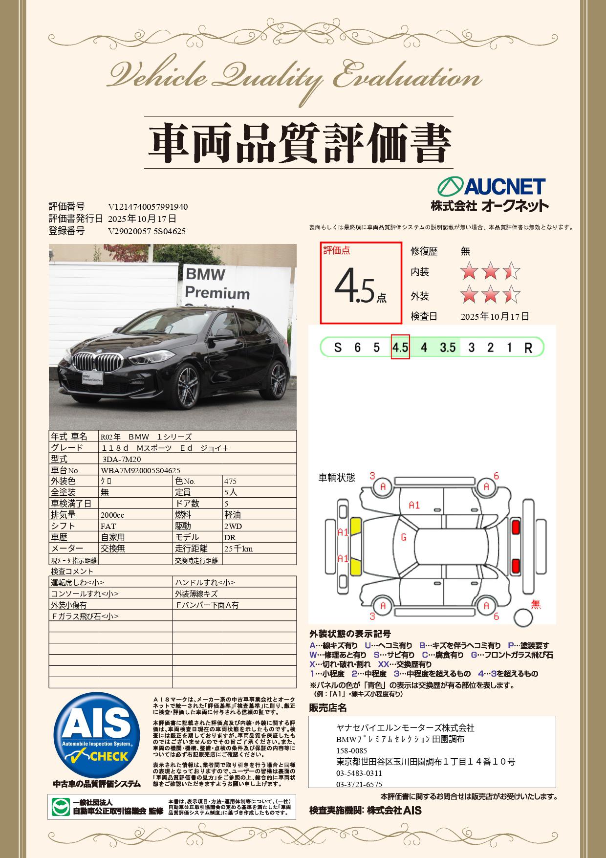 品質評価書