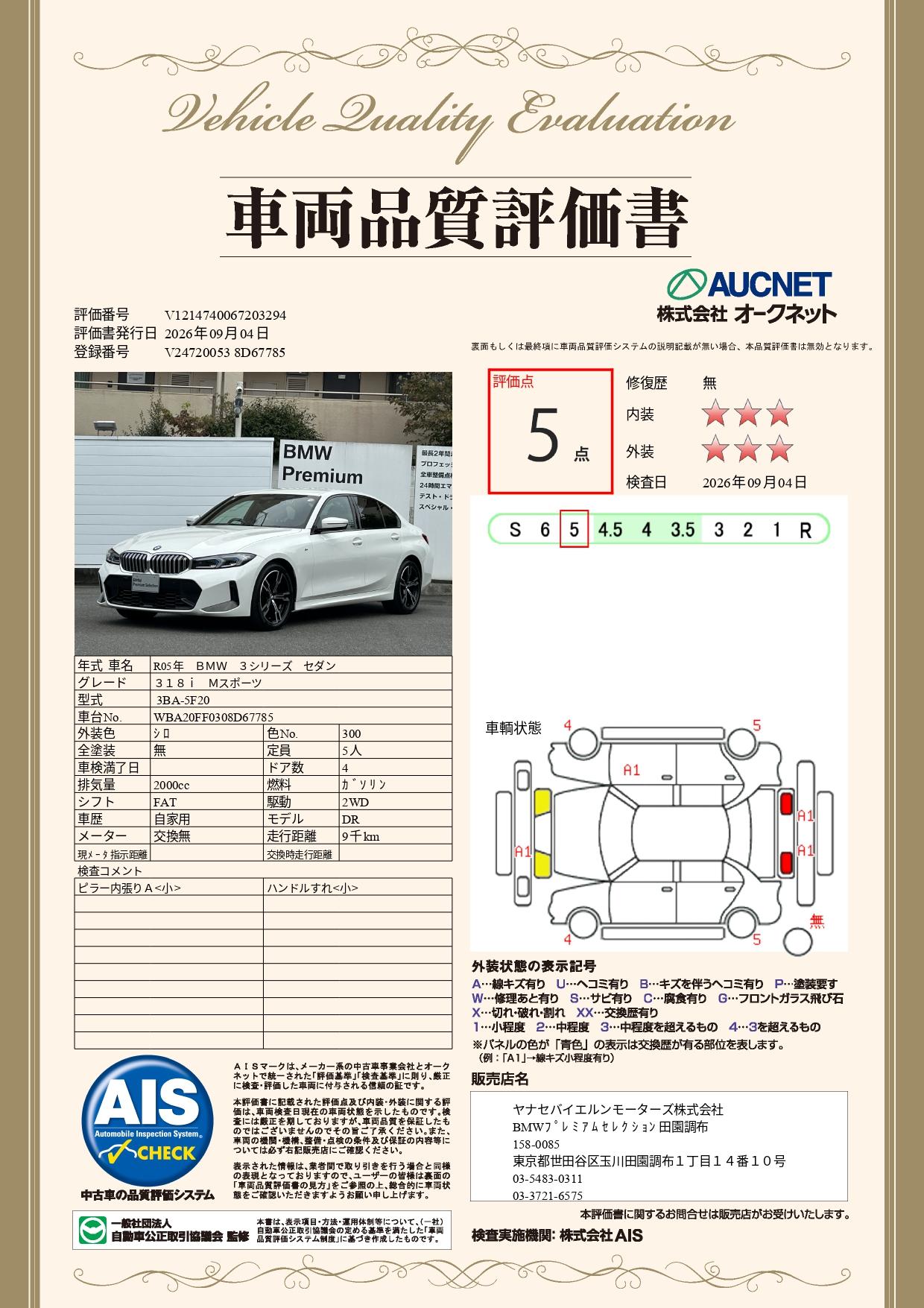 品質評価書