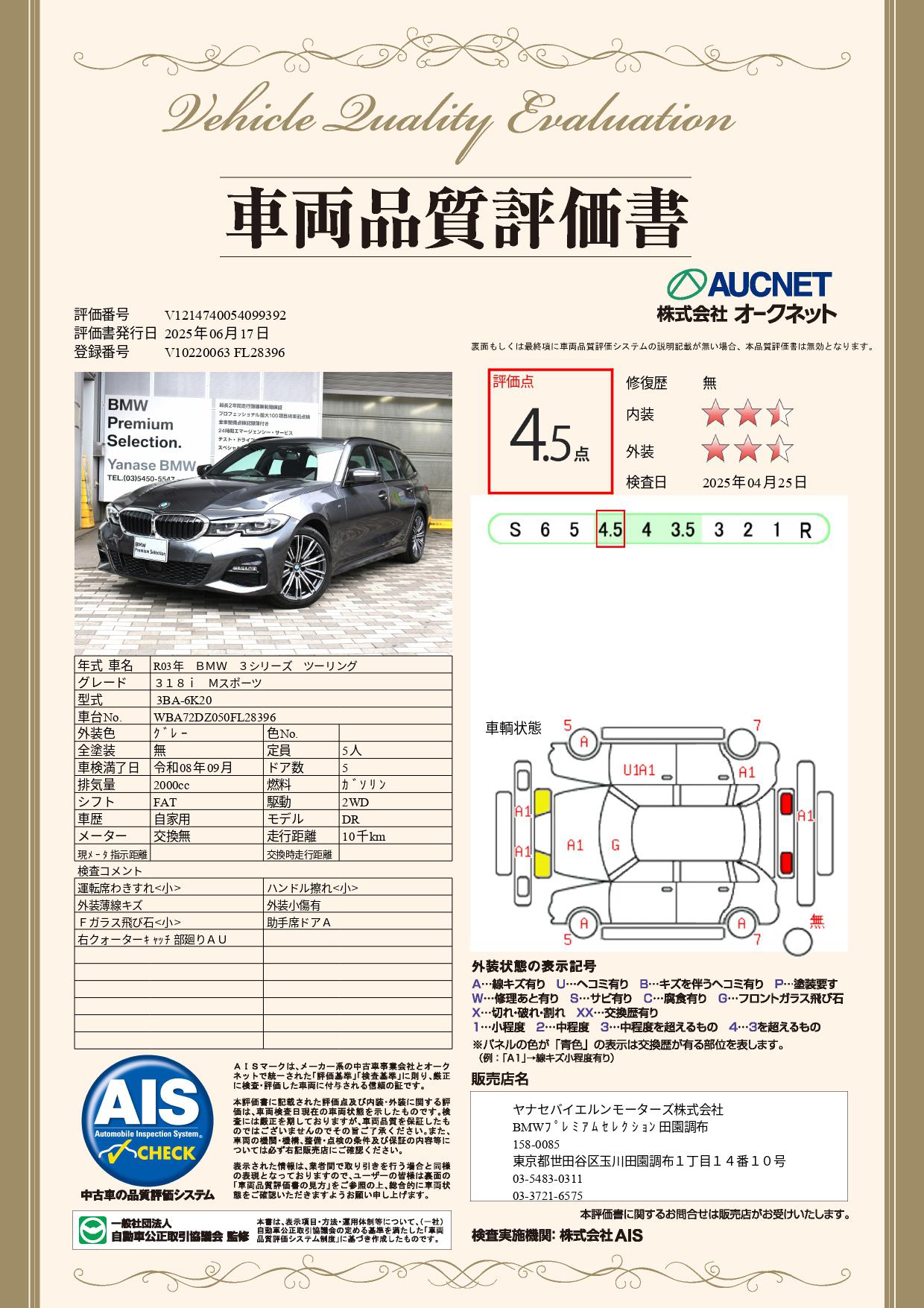 品質評価書