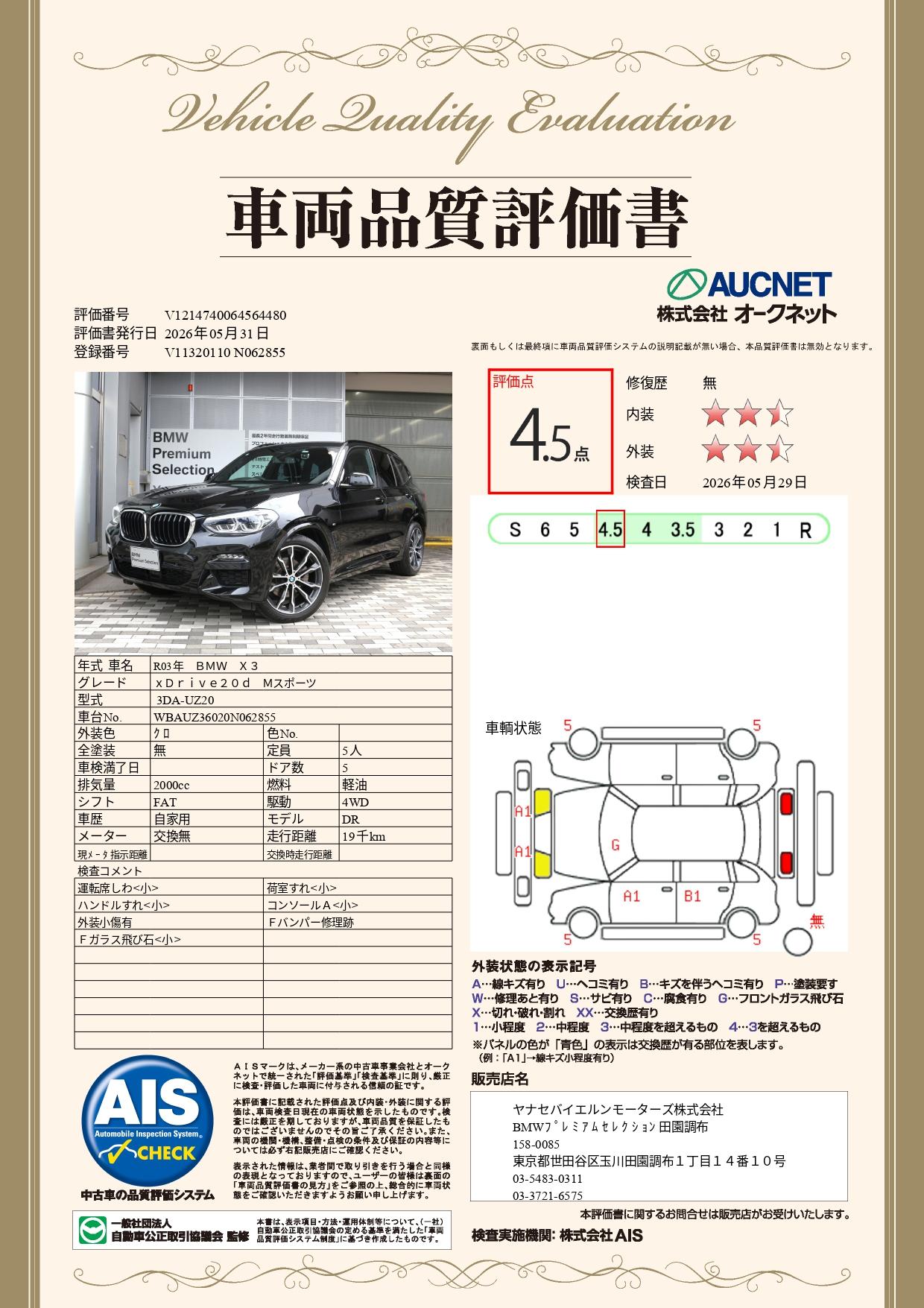品質評価書