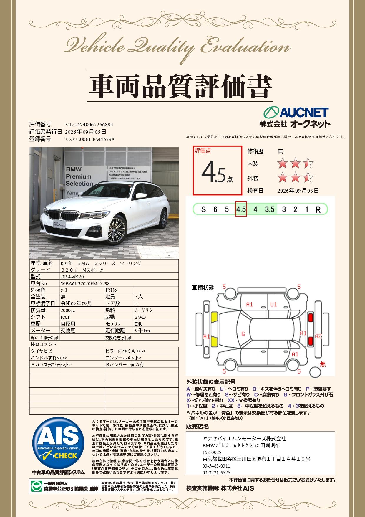 品質評価書