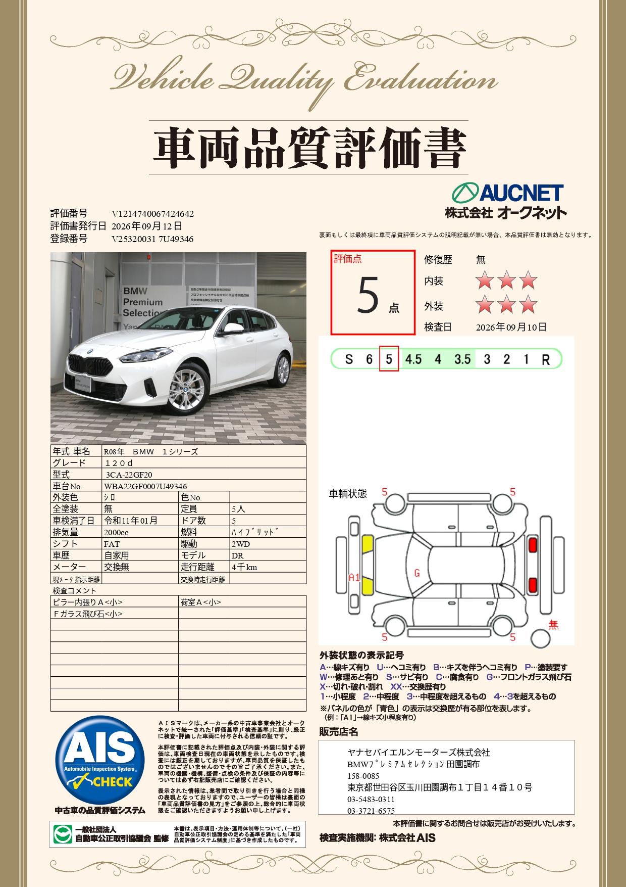 品質評価書