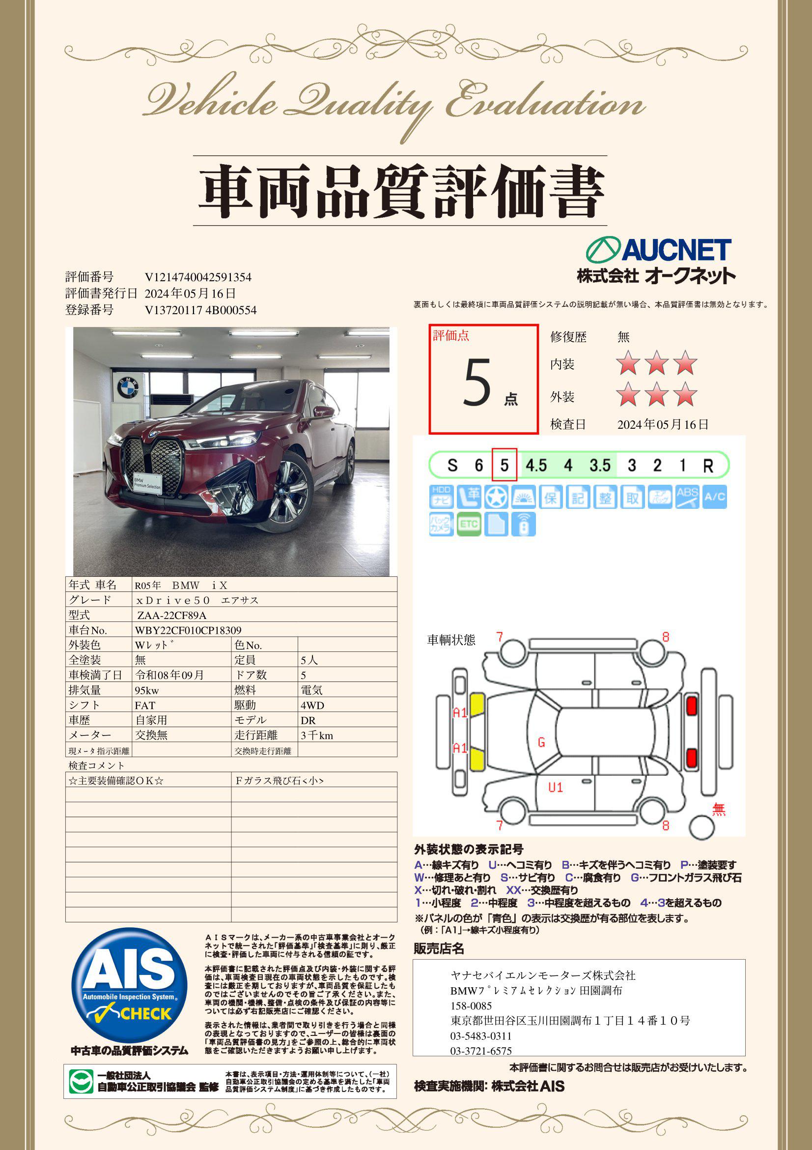 品質評価書