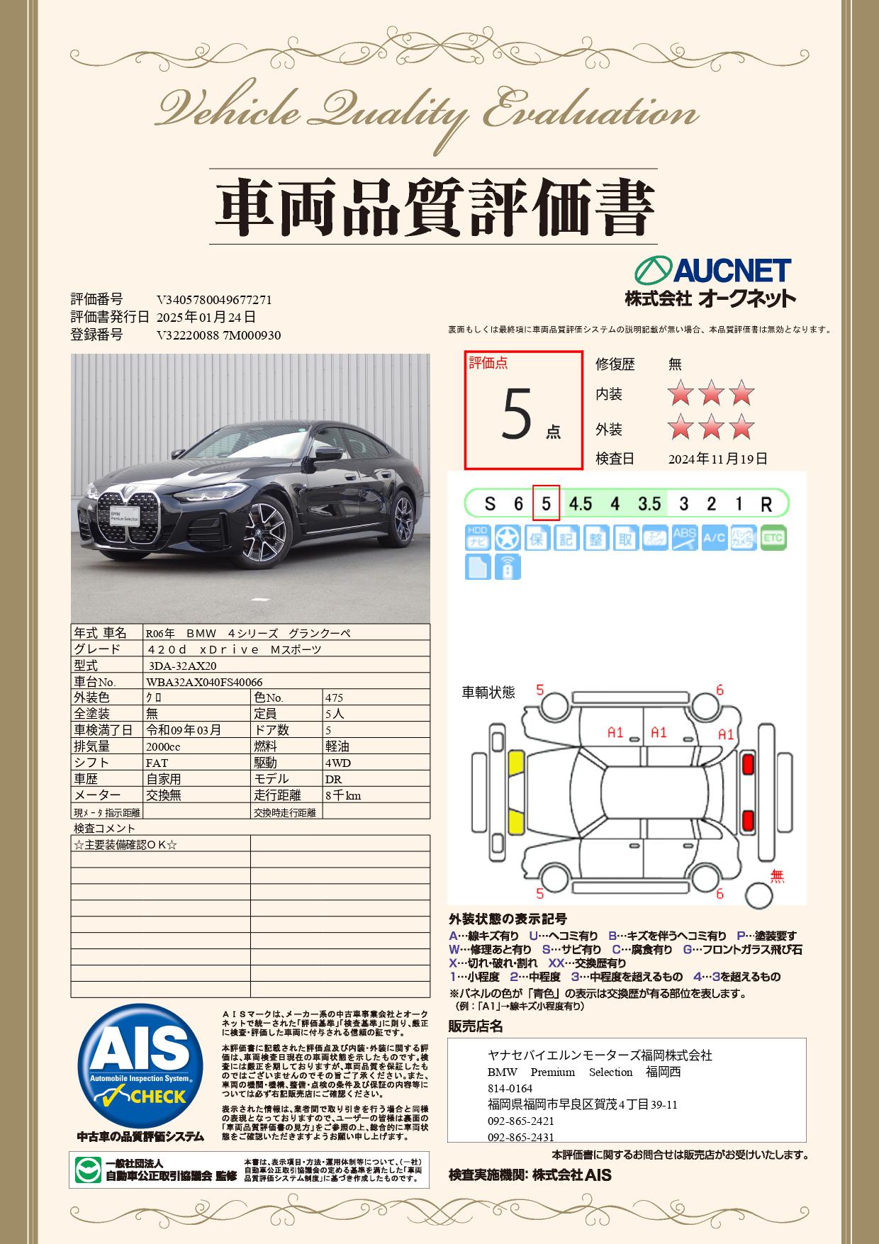 品質評価書