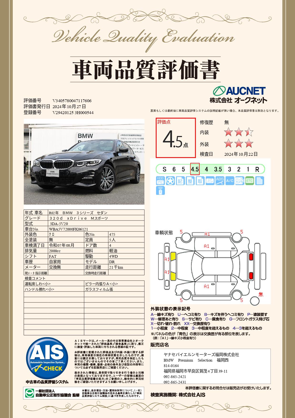 品質評価書