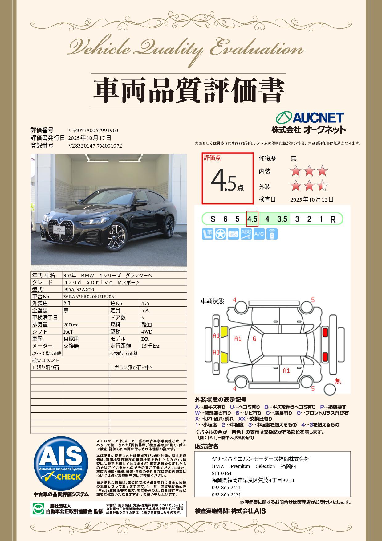 品質評価書