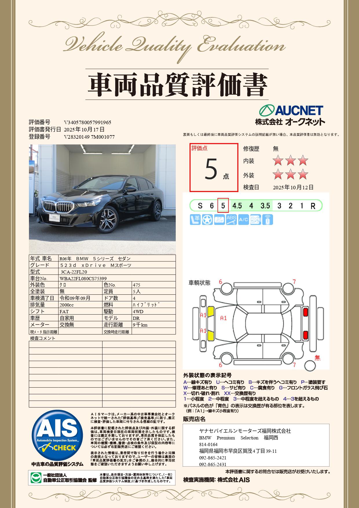 品質評価書