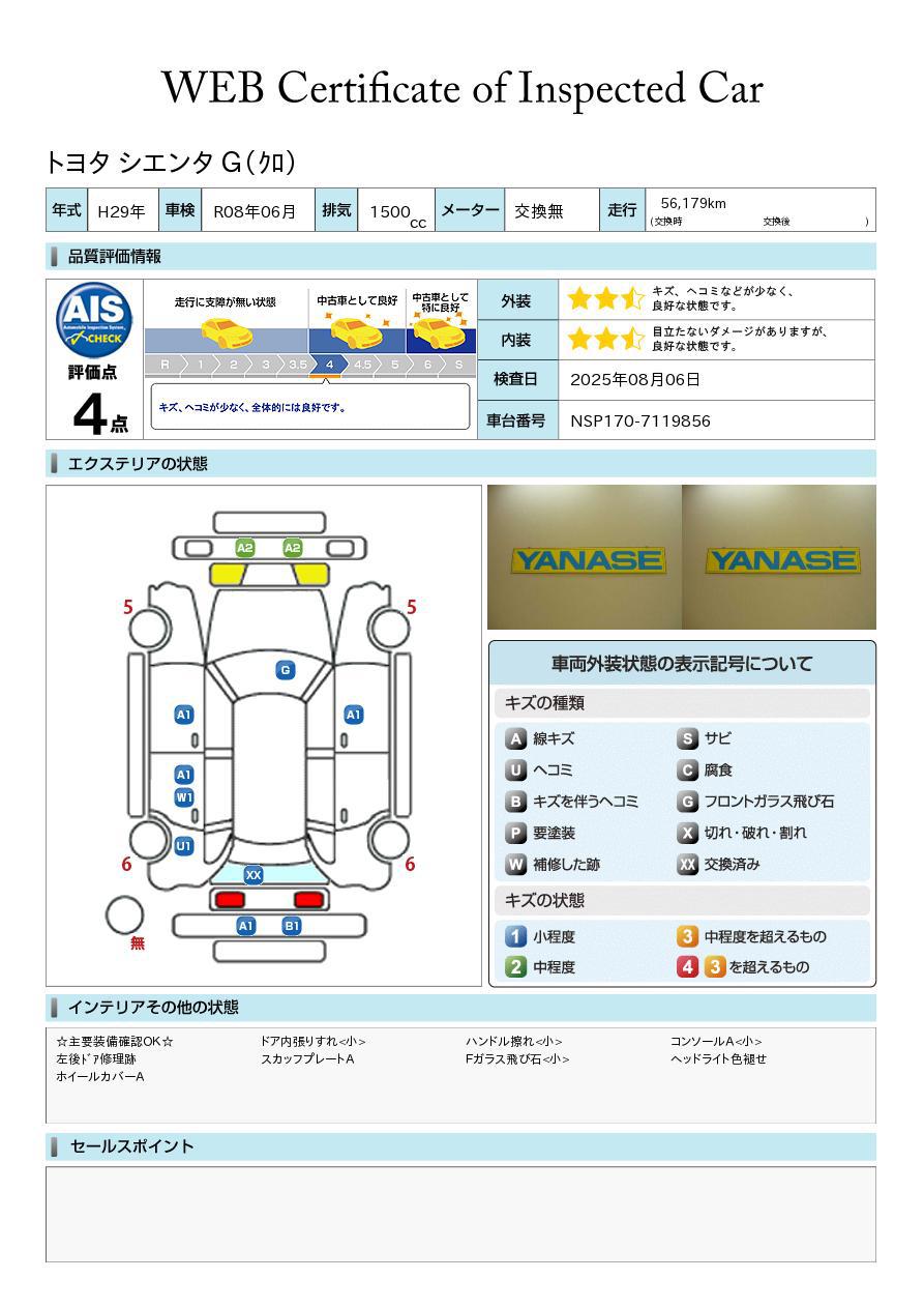 品質評価書